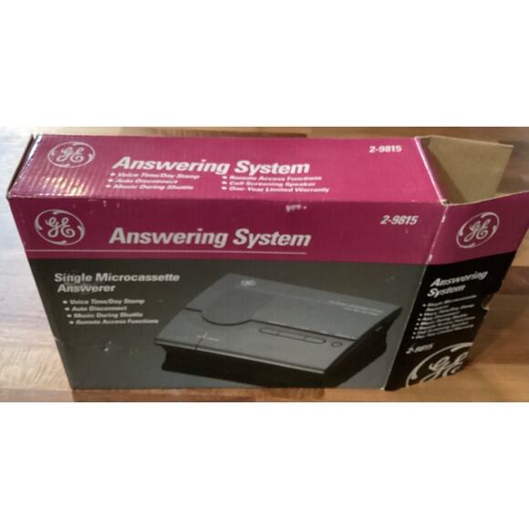 GE Answering System Fully Digital Family Answering System 2-9815 New - Picture 7 of 10
